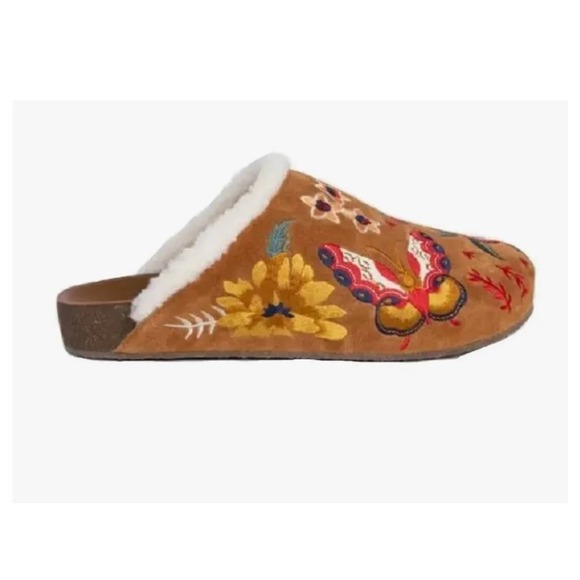 Johnny Was Multicolor Embroidered Mules - Picture 15 of 16